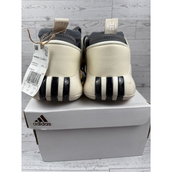 Adidas Harden Volume 7 Mens Basketball Shoes Chalk White gray Size 8 #10017